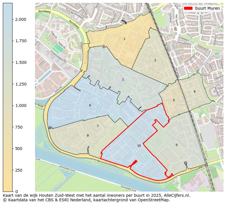Afbeelding van de buurt Muren op de kaart.
