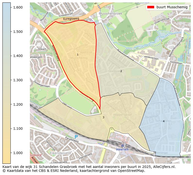 Afbeelding van de buurt Musschemig op de kaart.