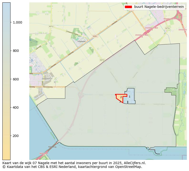 Afbeelding van de buurt Nagele-bedrijventerrein op de kaart.