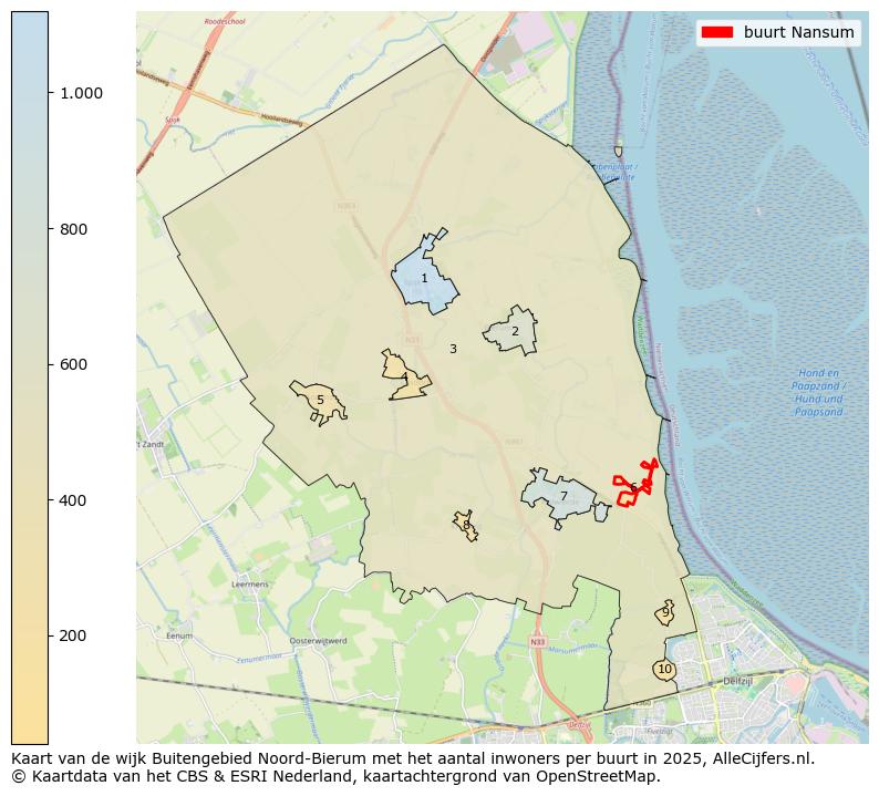 Afbeelding van de buurt Nansum op de kaart.