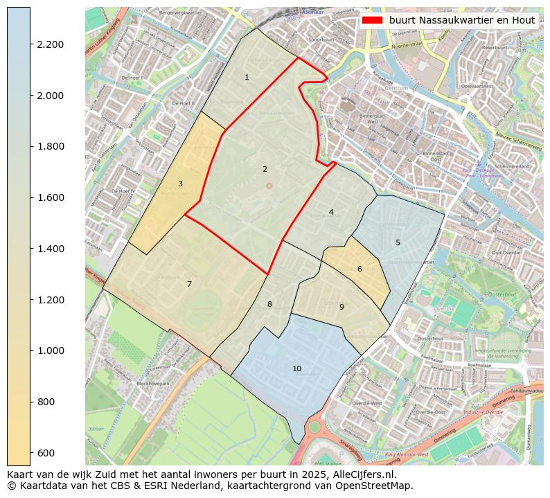 Afbeelding van de buurt Nassaukwartier en Hout op de kaart.