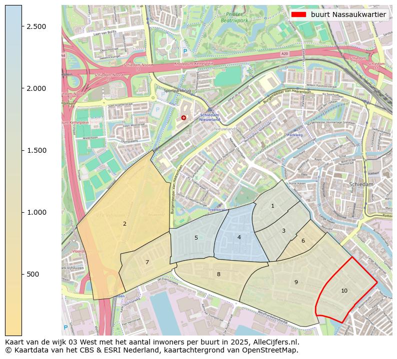 Afbeelding van de buurt Nassaukwartier op de kaart.