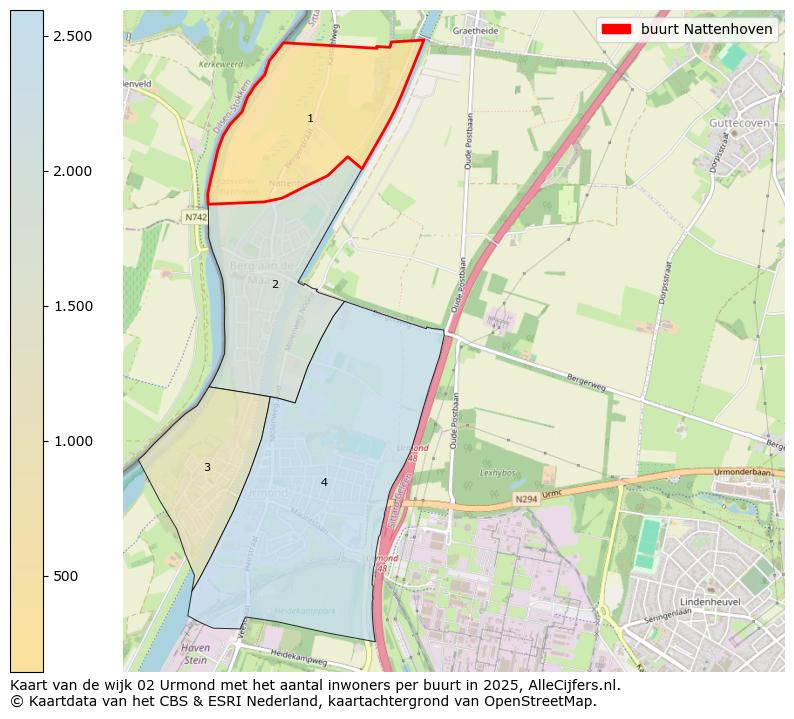 Afbeelding van de buurt Nattenhoven op de kaart.