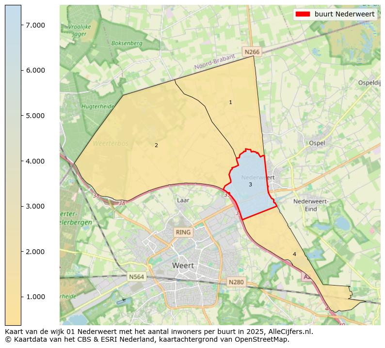 Afbeelding van de buurt Nederweert op de kaart.