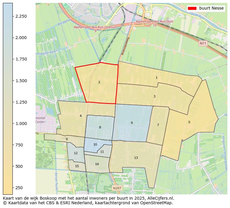 Afbeelding van de buurt Nesse op de kaart.