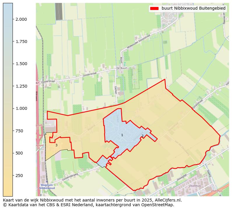 Afbeelding van de buurt Nibbixwoud Buitengebied op de kaart.