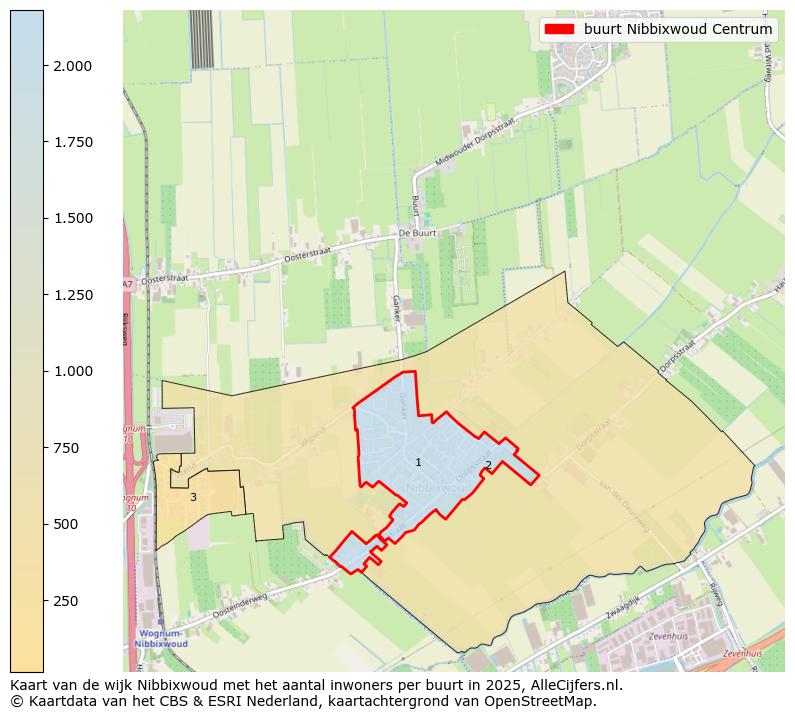 Afbeelding van de buurt Nibbixwoud Centrum op de kaart.