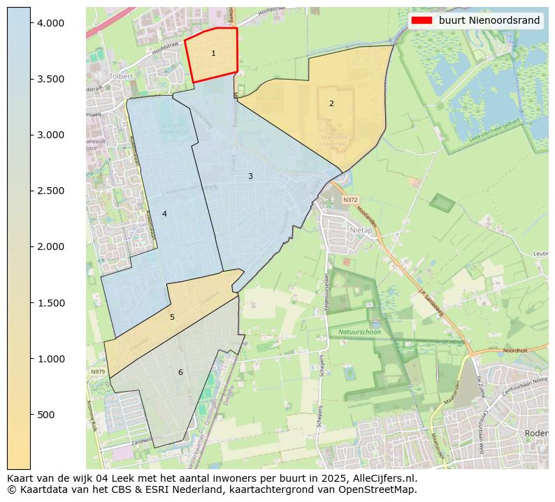 Afbeelding van de buurt Nienoordsrand op de kaart.