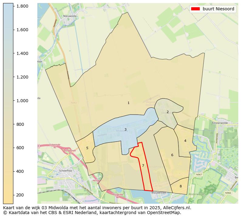 Afbeelding van de buurt Niesoord op de kaart.