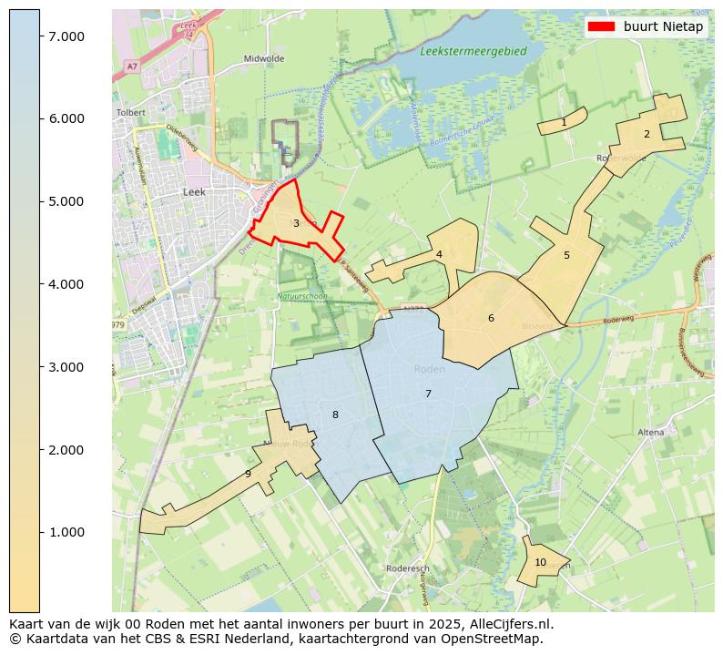 Afbeelding van de buurt Nietap op de kaart.