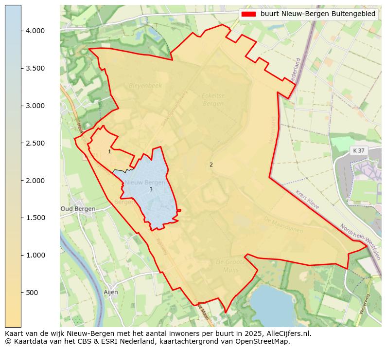 Afbeelding van de buurt Nieuw-Bergen Buitengebied op de kaart.