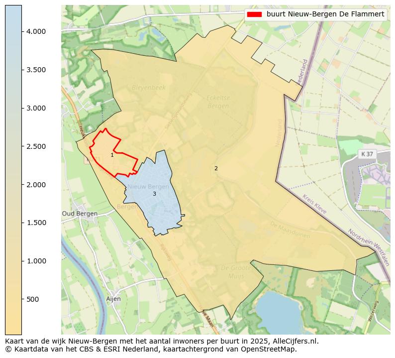Afbeelding van de buurt Nieuw-Bergen De Flammert op de kaart.