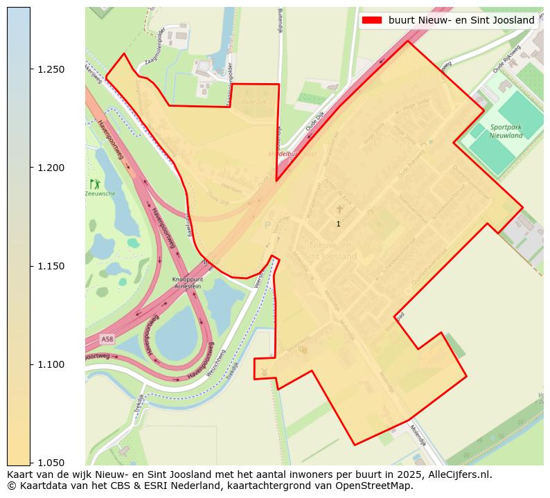Afbeelding van de buurt Nieuw- en Sint Joosland op de kaart.