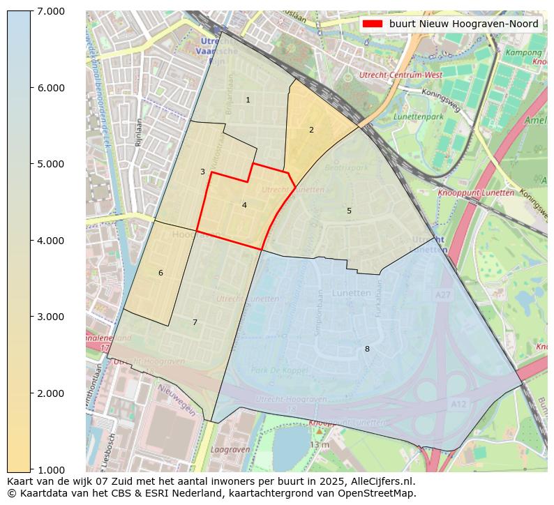 Afbeelding van de buurt Nieuw Hoograven-Noord op de kaart.