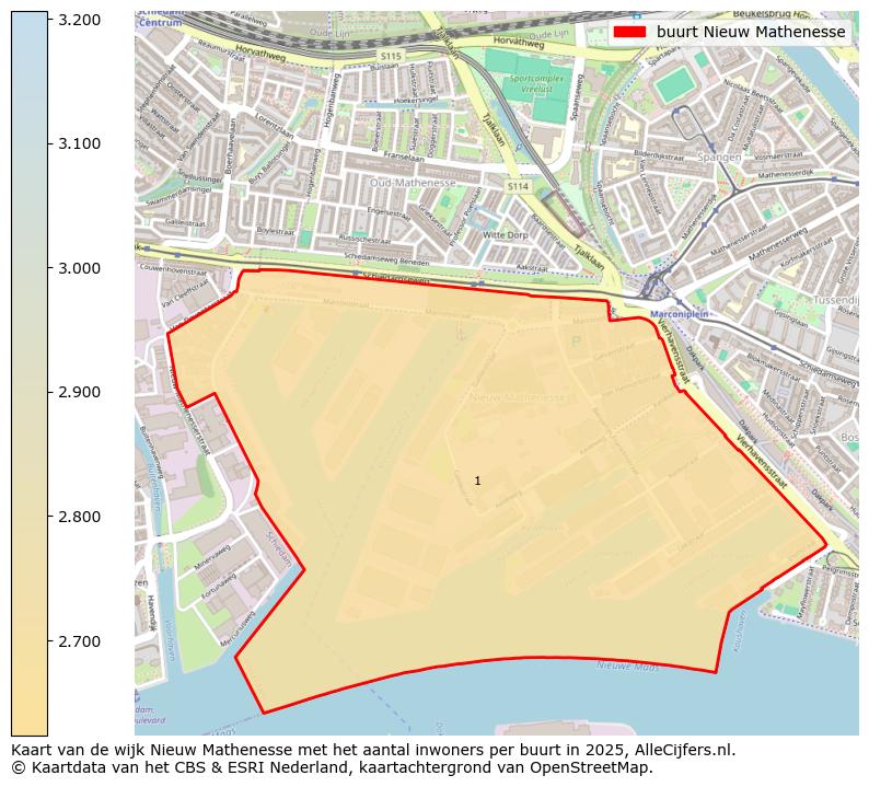 Afbeelding van de buurt Nieuw Mathenesse op de kaart.