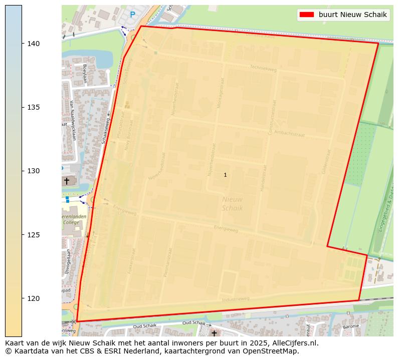 Afbeelding van de buurt Nieuw Schaik op de kaart.