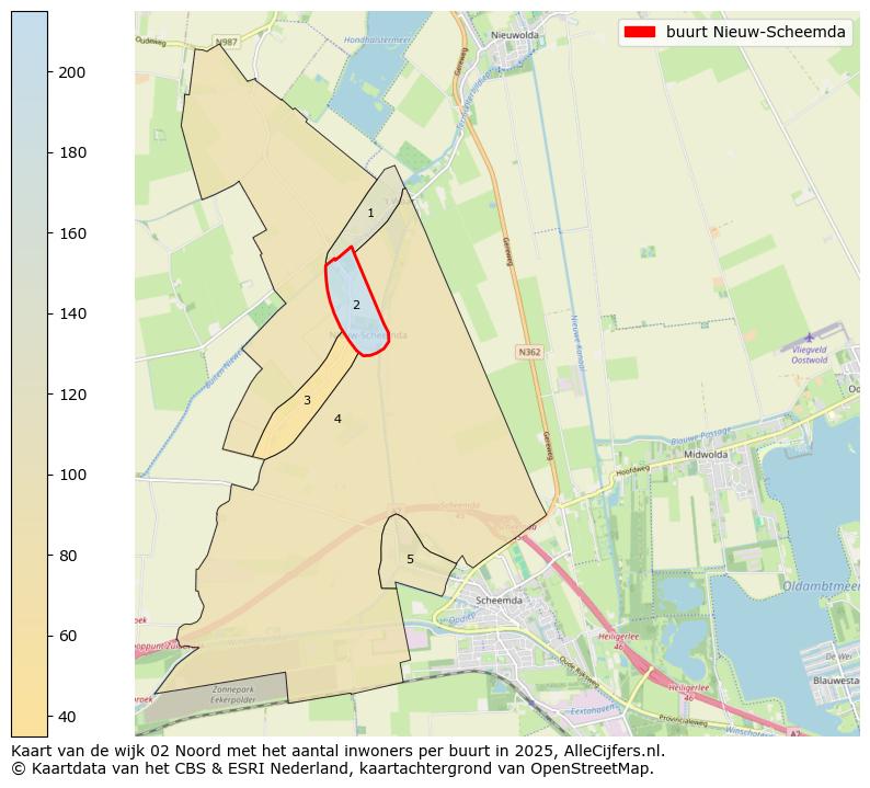 Afbeelding van de buurt Nieuw-Scheemda op de kaart.