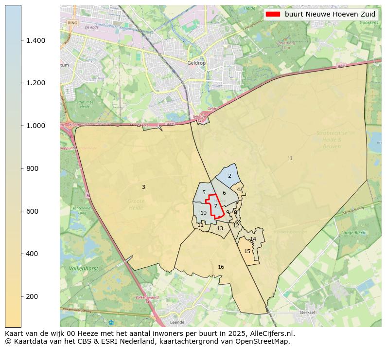 Afbeelding van de buurt Nieuwe Hoeven Zuid op de kaart.