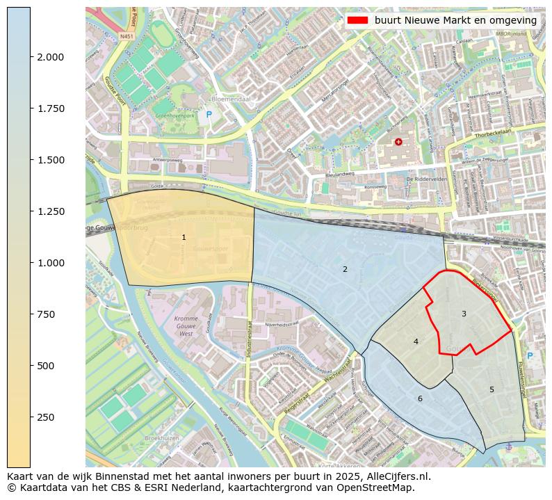 Afbeelding van de buurt Nieuwe Markt en omgeving op de kaart.