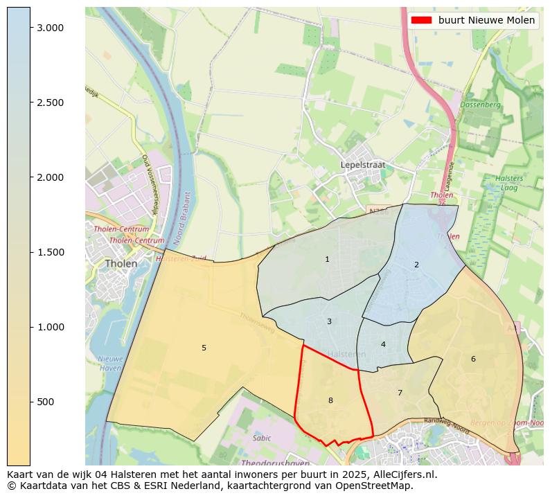 Afbeelding van de buurt Nieuwe Molen op de kaart.
