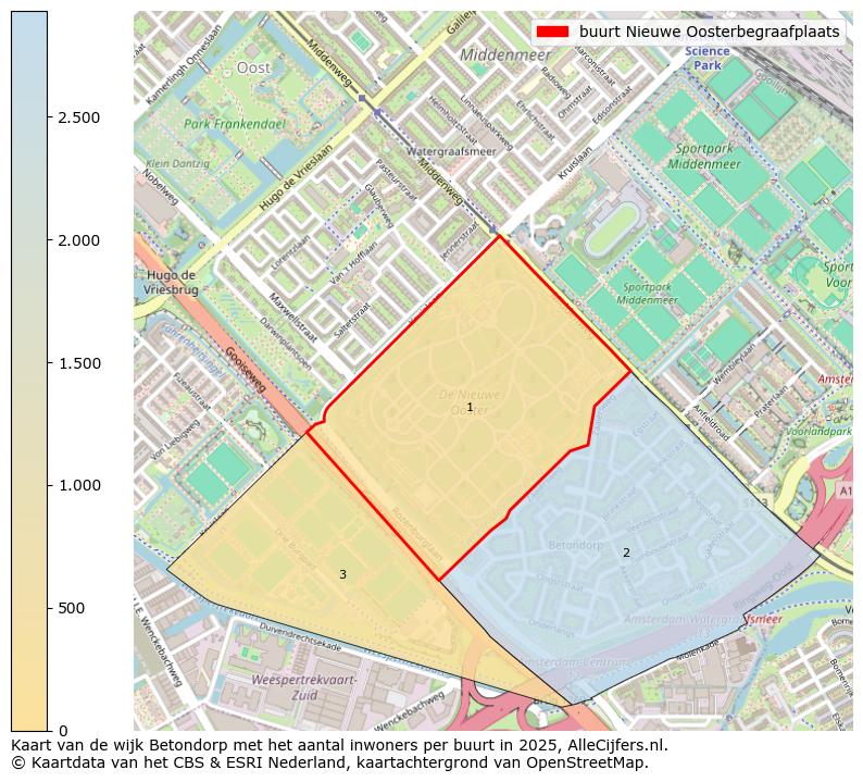 Afbeelding van de buurt Nieuwe Oosterbegraafplaats op de kaart.