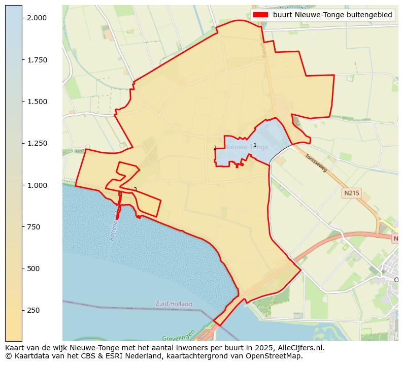 Afbeelding van de buurt Nieuwe-Tonge buitengebied op de kaart.