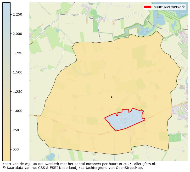 Afbeelding van de buurt Nieuwerkerk op de kaart.