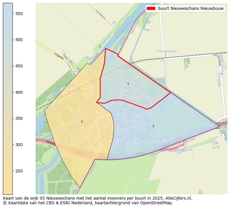 Afbeelding van de buurt Nieuweschans Nieuwbouw op de kaart.