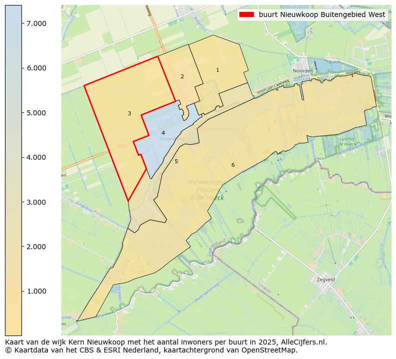 Afbeelding van de buurt Nieuwkoop Buitengebied West op de kaart.