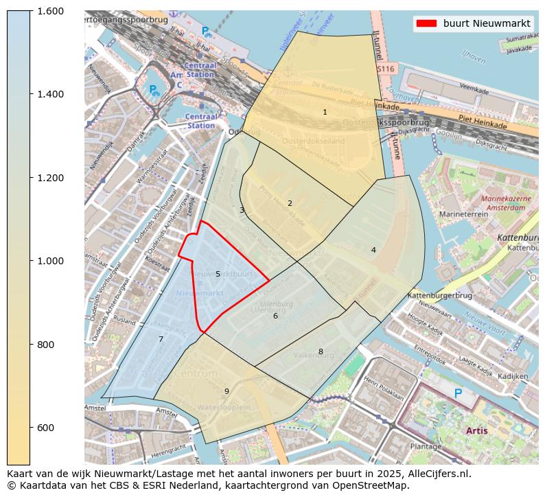 Afbeelding van de buurt Nieuwmarkt op de kaart.