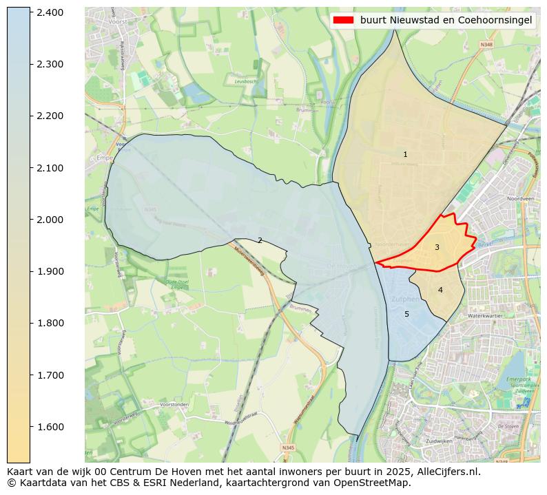 Afbeelding van de buurt Nieuwstad en Coehoornsingel op de kaart.