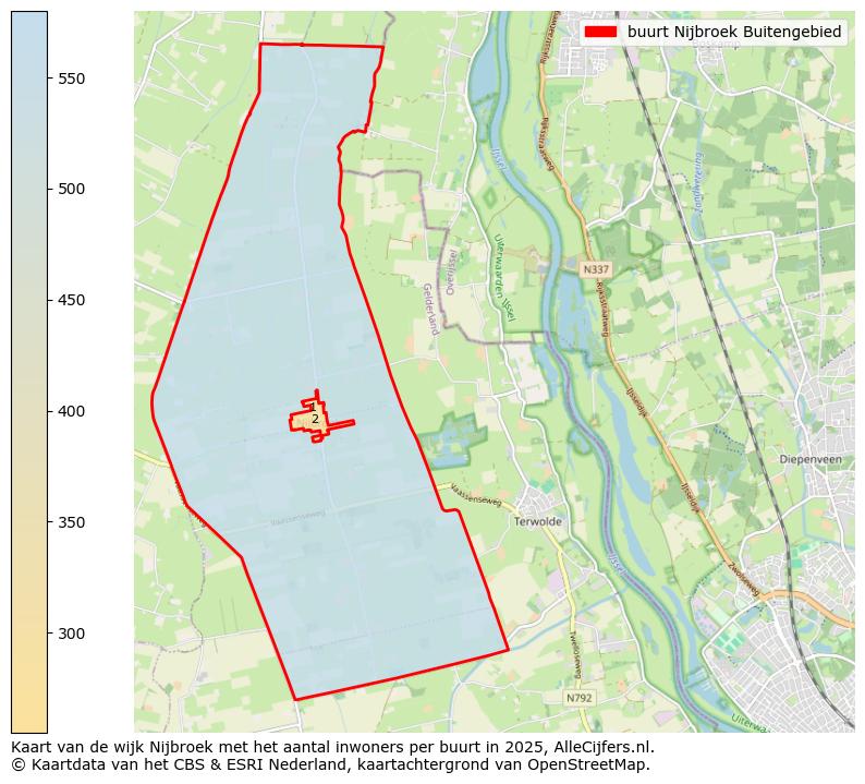 Afbeelding van de buurt Nijbroek Buitengebied op de kaart.