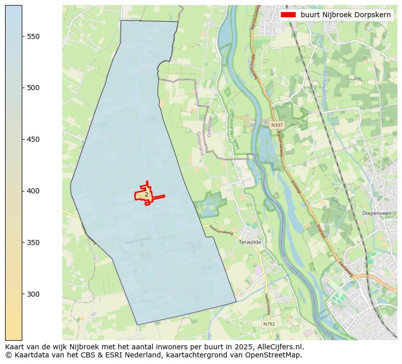 Afbeelding van de buurt Nijbroek Dorpskern op de kaart.