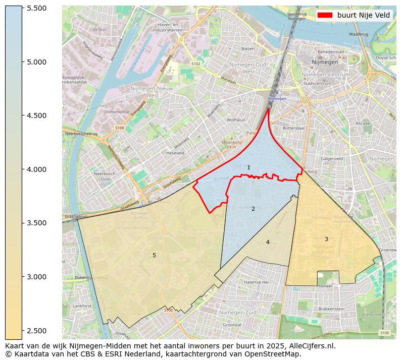Afbeelding van de buurt Nije Veld op de kaart.