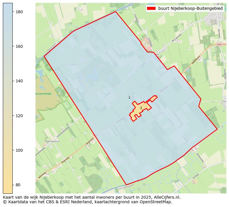 Afbeelding van de buurt Nijeberkoop-Buitengebied op de kaart.