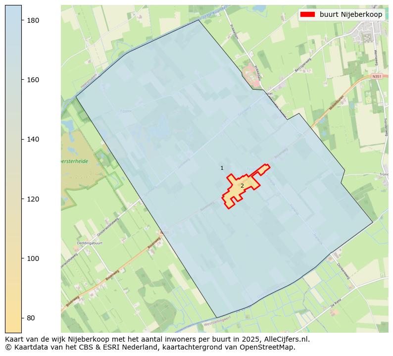 Afbeelding van de buurt Nijeberkoop op de kaart.