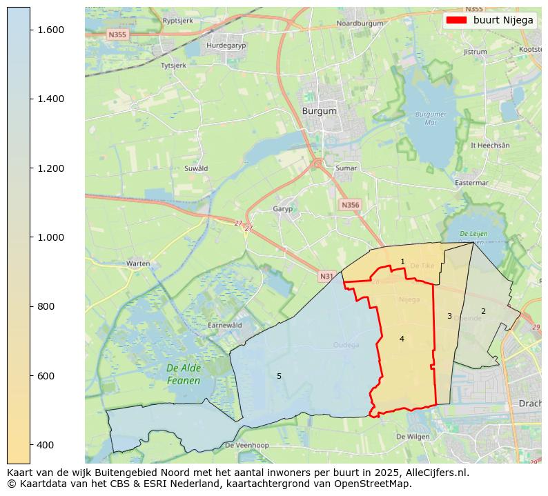 Afbeelding van de buurt Nijega op de kaart.