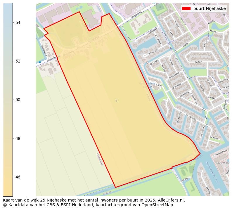 Afbeelding van de buurt Nijehaske op de kaart.