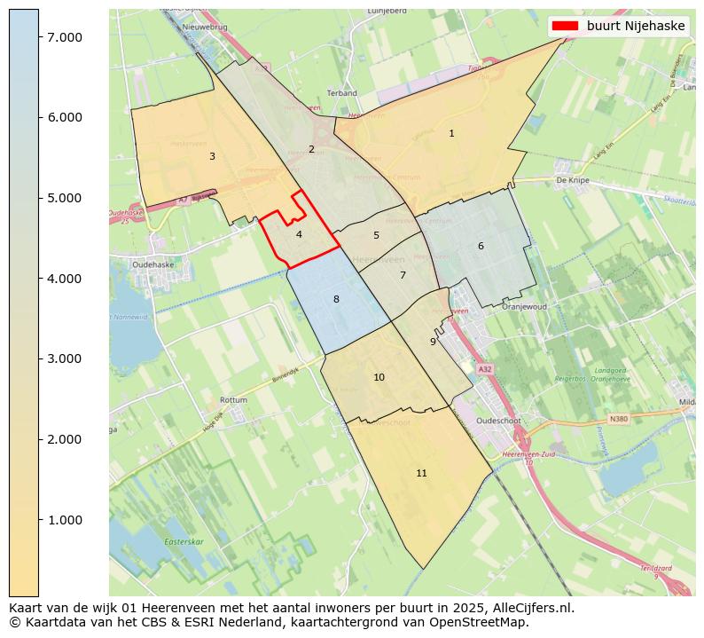 Afbeelding van de buurt Nijehaske op de kaart.