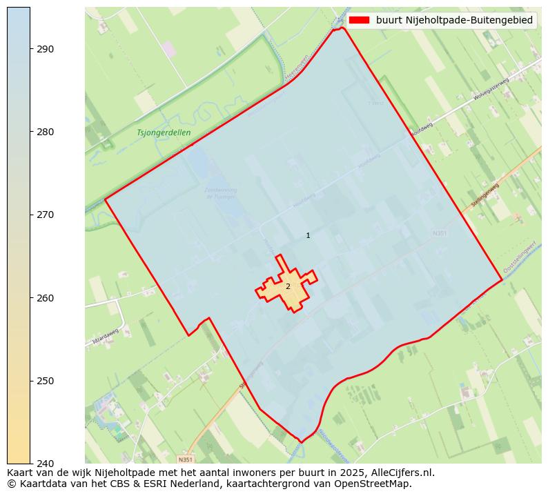 Afbeelding van de buurt Nijeholtpade-Buitengebied op de kaart.
