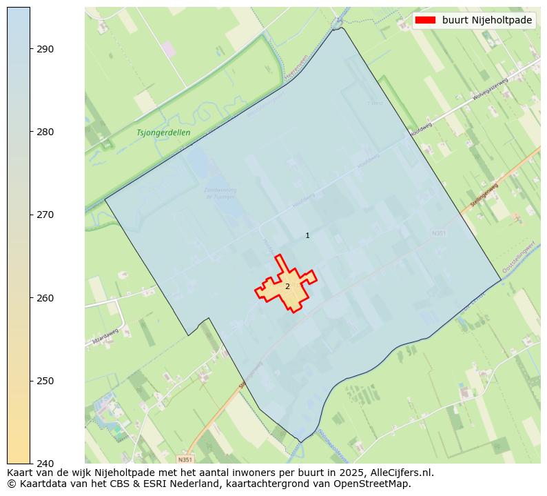 Afbeelding van de buurt Nijeholtpade op de kaart.