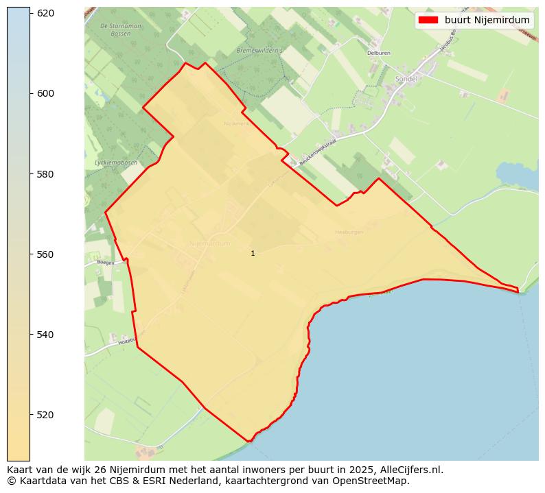Afbeelding van de buurt Nijemirdum op de kaart.