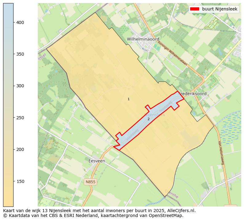 Afbeelding van de buurt Nijensleek op de kaart.