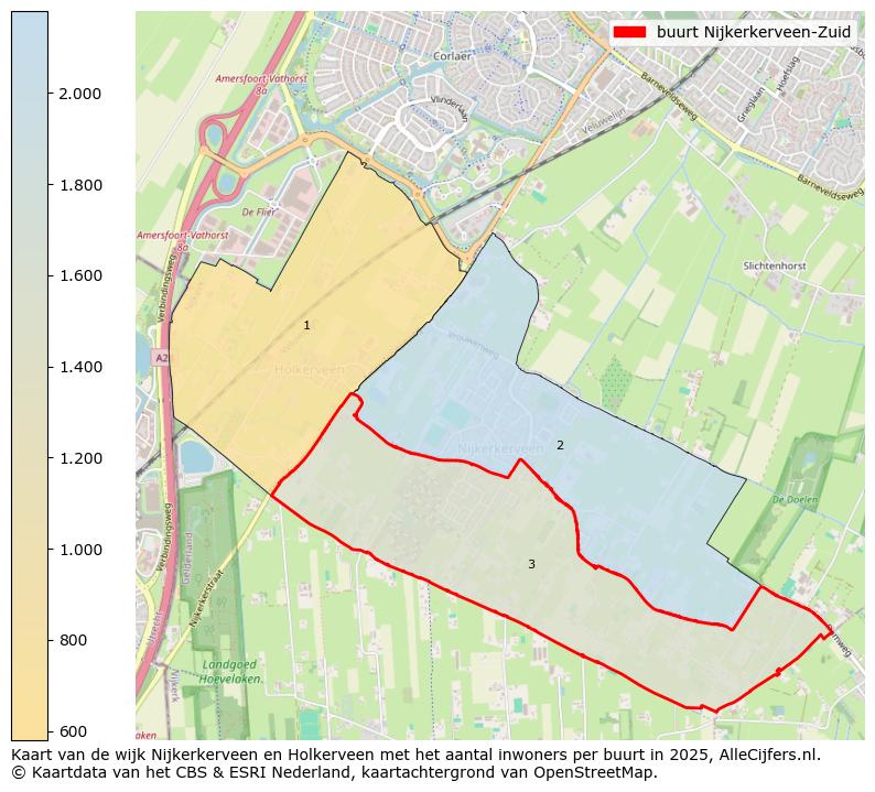 Afbeelding van de buurt Nijkerkerveen-Zuid op de kaart.