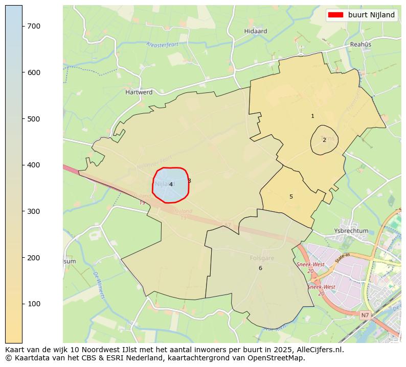 Afbeelding van de buurt Nijland op de kaart.