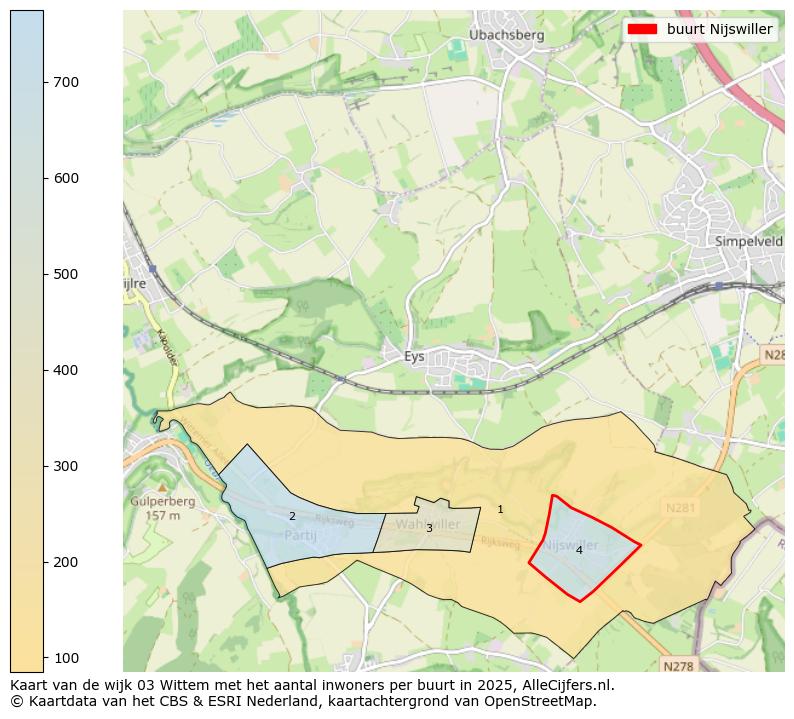 Afbeelding van de buurt Nijswiller op de kaart.