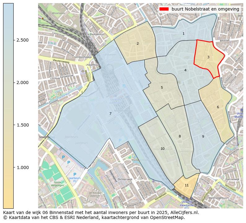 Afbeelding van de buurt Nobelstraat en omgeving op de kaart.