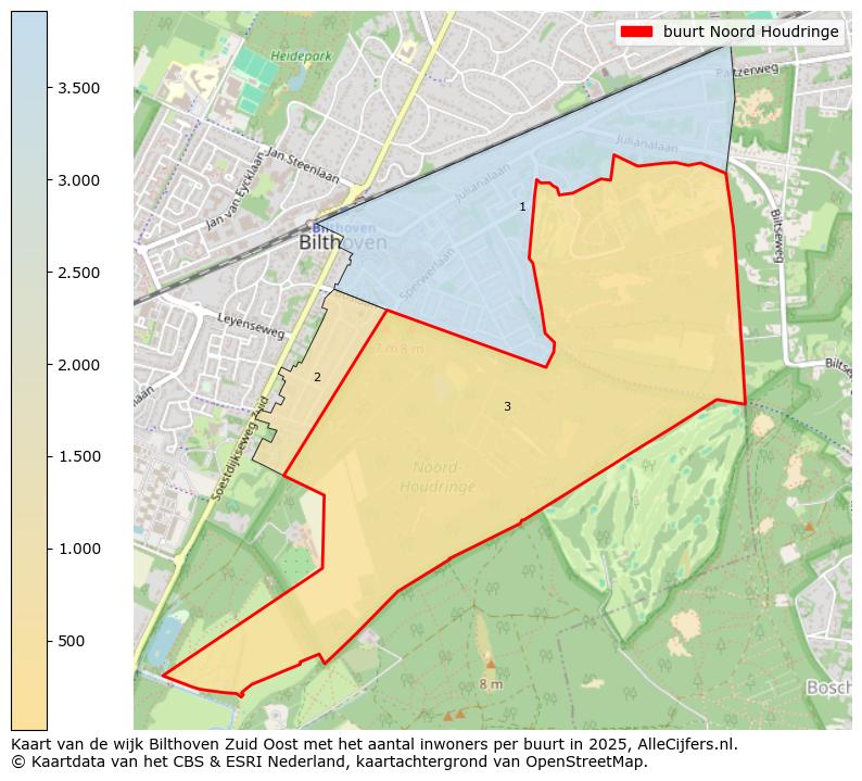 Afbeelding van de buurt Noord Houdringe op de kaart.