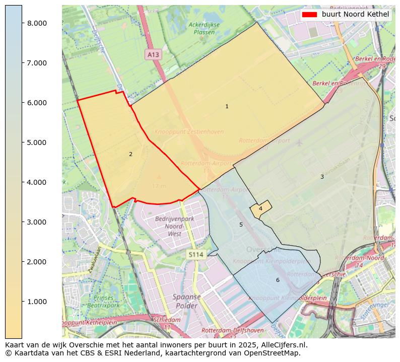 Afbeelding van de buurt Noord Kethel op de kaart.