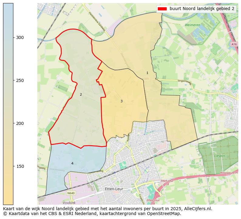 Afbeelding van de buurt Noord landelijk gebied 2 op de kaart.